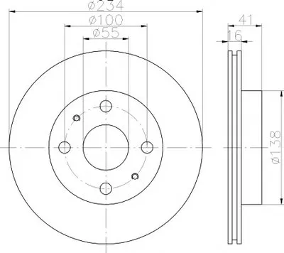Тормозной диск PRO TEXTAR купить