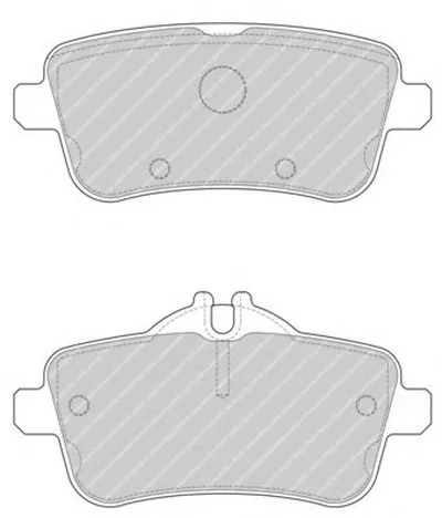Комплект тормозных колодок, дисковый тормоз PREMIER FERODO купить