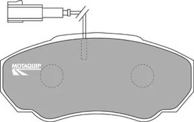Комплект тормозных колодок, дисковый тормоз MOTAQUIP купить