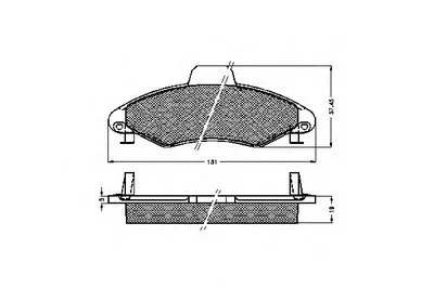Комплект тормозных колодок, дисковый тормоз SPIDAN купить