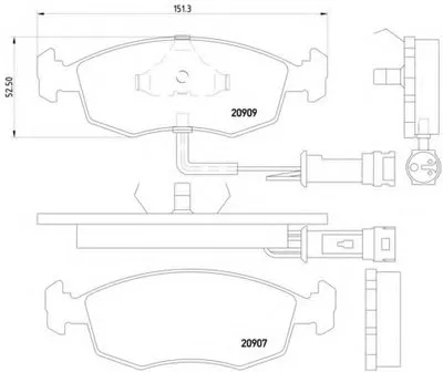 Комплект тормозных колодок, дисковый тормоз HELLA купить