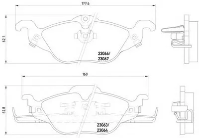 Комплект тормозных колодок, дисковый тормоз HELLA купить