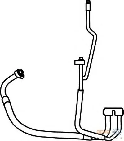 Трубопровод высокого давления, кондиционер BEHR HELLA SERVICE HELLA купить