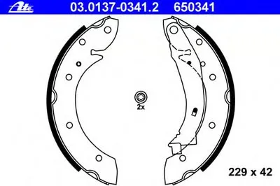 Комплект тормозных колодок ATE купить