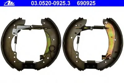 Комплект тормозных колодок Original ATE TopKit ATE купить