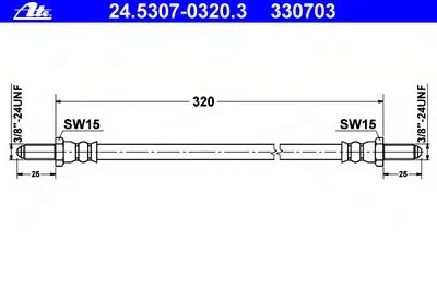 Тормозной шланг ATE купить