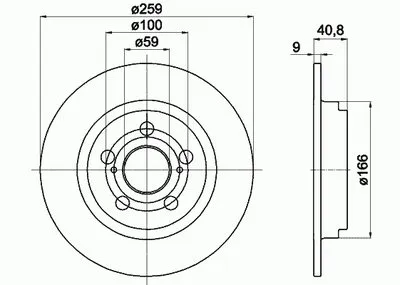 Тормозной диск TEXTAR купить
