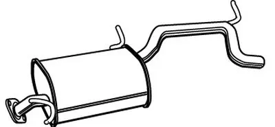 Глушитель выхлопных газов конечный WALKER купить