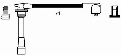 Комплект проводов зажигания NGK купить
