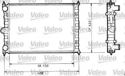 Радиатор, охлаждение двигателя VALEO купить