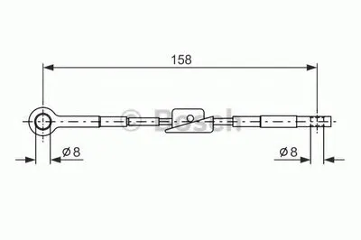 Трос, стояночная тормозная система BOSCH купить
