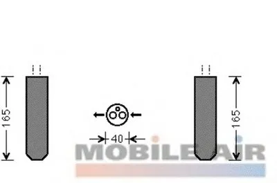 Осушитель, кондиционер VAN WEZEL купить
