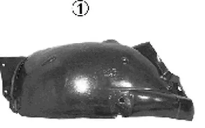 Обшивка, колесная ниша VAN WEZEL купить