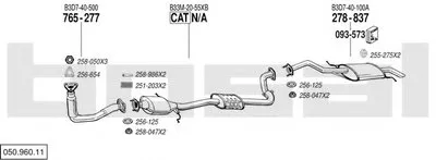 Система выпуска ОГ BOSAL купить