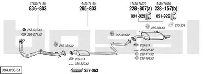 Система выпуска ОГ BOSAL купить