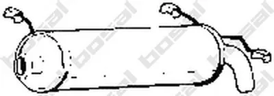 Глушитель выхлопных газов конечный BOSAL купить