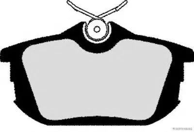 Комплект тормозных колодок, дисковый тормоз HERTH+BUSS JAKOPARTS купить