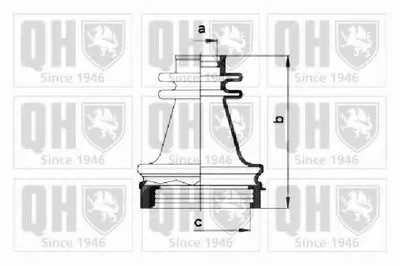 Комплект пылника, приводной вал QUINTON HAZELL купить
