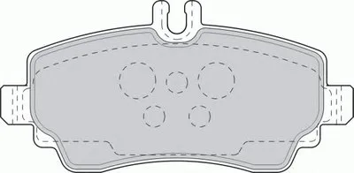 Комплект тормозных колодок, дисковый тормоз PREMIER FERODO купить