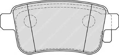 Комплект тормозных колодок, дисковый тормоз PREMIER FERODO купить