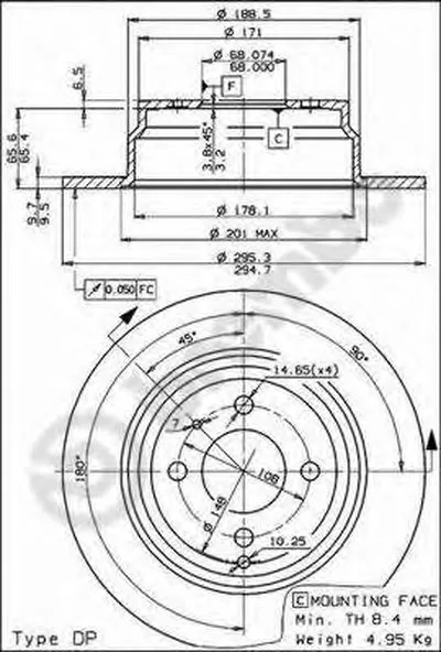 Тормозной диск AP купить
