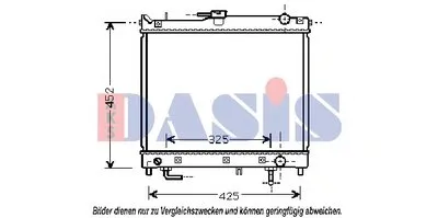 Радиатор, охлаждение двигателя AKS DASIS купить
