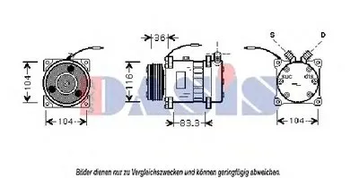 Компрессор, кондиционер AKS DASIS купить
