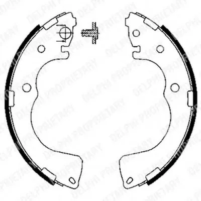Комплект тормозных колодок DELPHI купить