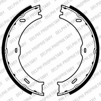Комплект тормозных колодок, стояночная тормозная система DELPHI купить