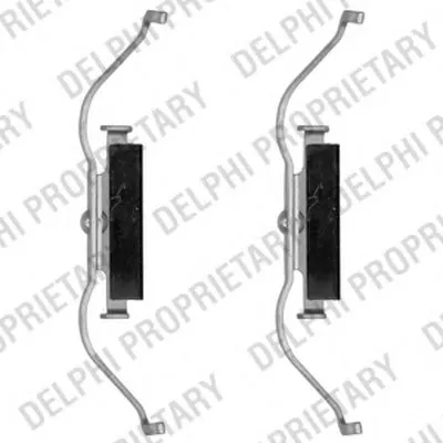 Комплектующие, колодки дискового тормоза DELPHI купить