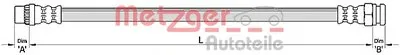Тормозной шланг METZGER купить