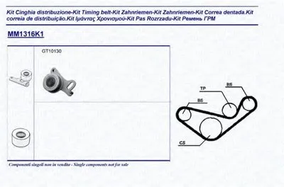 Комплект ремня ГРМ MAGNETI MARELLI купить