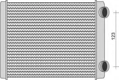 Теплообменник, отопление салона MAGNETI MARELLI купить