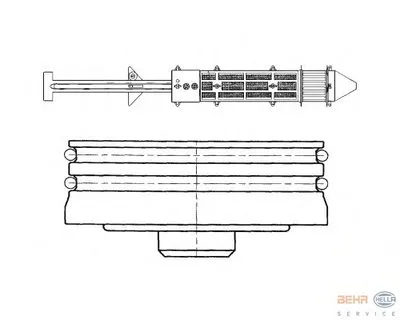 Осушитель, кондиционер BEHR HELLA SERVICE купить