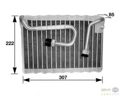 Испаритель, кондиционер BEHR HELLA SERVICE купить