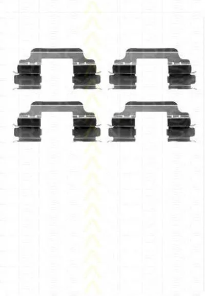 Комплектующие, колодки дискового тормоза TRISCAN купить