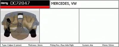 Тормозной суппорт Remanufactured REMY (Multiline) DELCO REMY купить