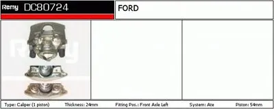 Тормозной суппорт Remanufactured REMY (Multiline) DELCO REMY купить