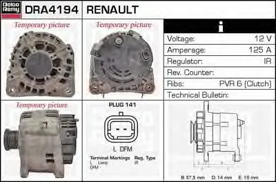 Генератор Remanufactured REMY (Light Duty) DELCO REMY купить