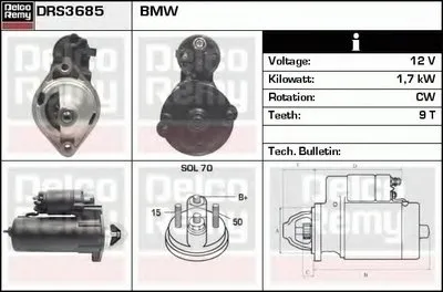 Стартер Remanufactured REMY (Light Duty) DELCO REMY купить