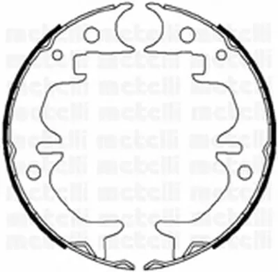 Комплект тормозных колодок, стояночная тормозная система METELLI купить