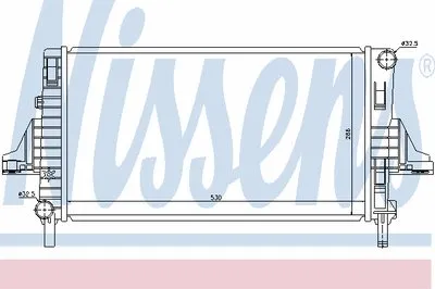Радиатор, охлаждение двигателя NISSENS купить