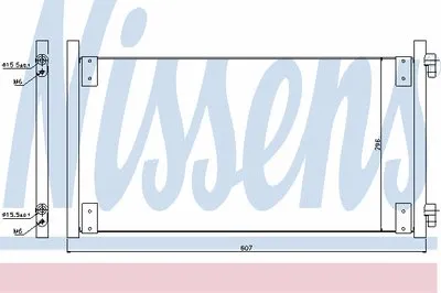 Конденсатор, кондиционер NISSENS купить