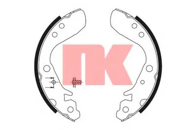 Комплект тормозных колодок NK купить