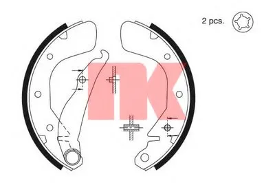 Комплект тормозных колодок NK купить