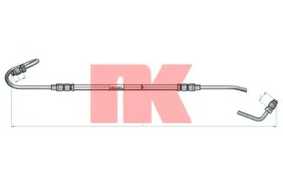 Тормозной шланг NK купить