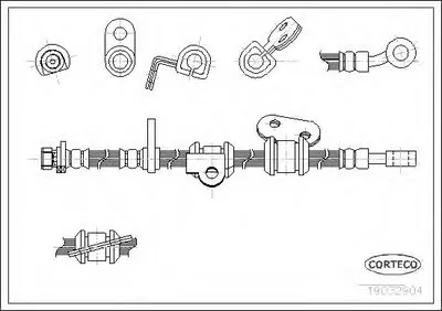 Тормозной шланг CORTECO купить
