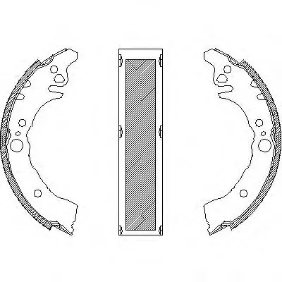 Комплект тормозных колодок REMSA купить