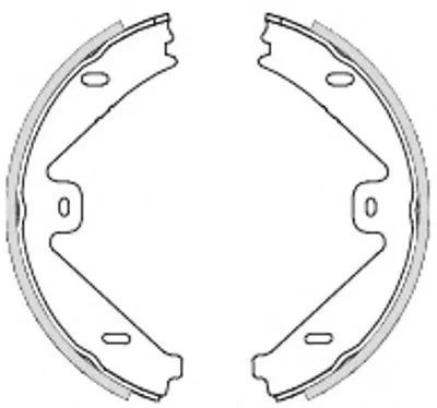 Комплект тормозных колодок, стояночная тормозная система REMSA купить