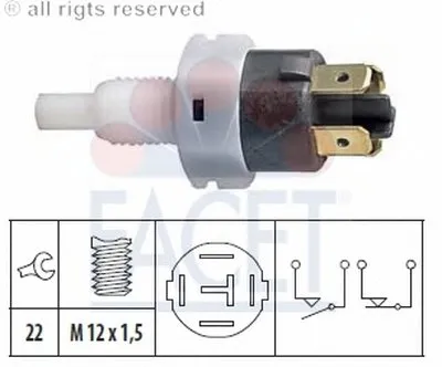 Выключатель фонаря сигнала торможения FACET купить